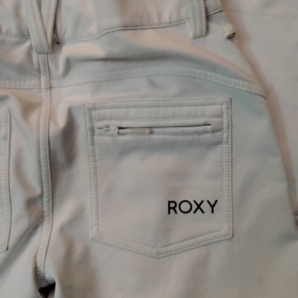 Roxy‎ Womens Backyard WarmFlight Insulated Snow Pants Size Medium Flare Bottom - Picture 6 of 7